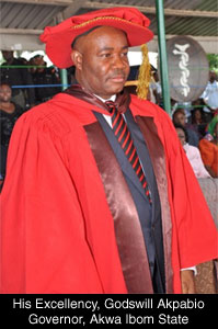 Dr. Godswill Akpabio, Governor, Akwa Ibom State, Nigeria